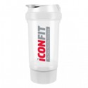 ICONFIT Shaker 500ml Two Compartments (White)