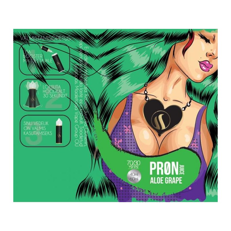 PR0N Juice Aloe Grape 40/60ml | EasySmoke